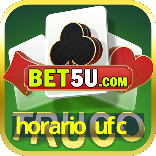 horario ufc